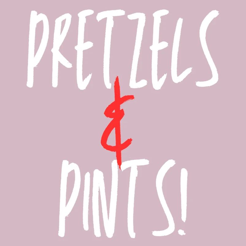 Pretzels & Pints Fun Design