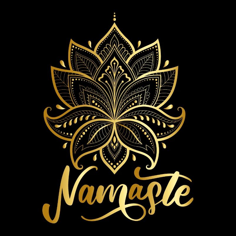 Namaste celestial flower