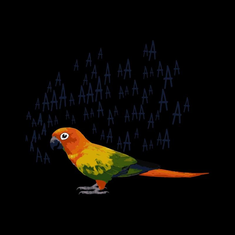 Parrot tropical bird