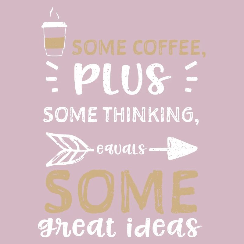 Un peu de café, plus un peu de réflexion,...