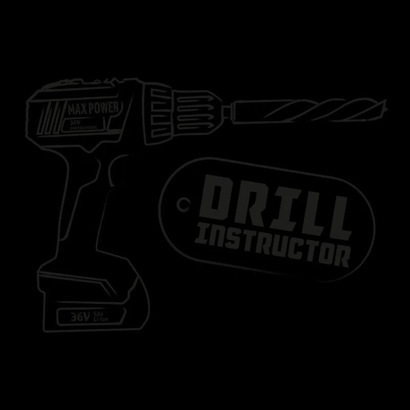 Instructeur de forage - Conception de charpentier et d'artisan