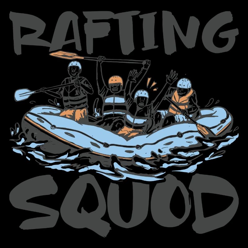 Rafting Squad Outfit for Teams Boating Mountains