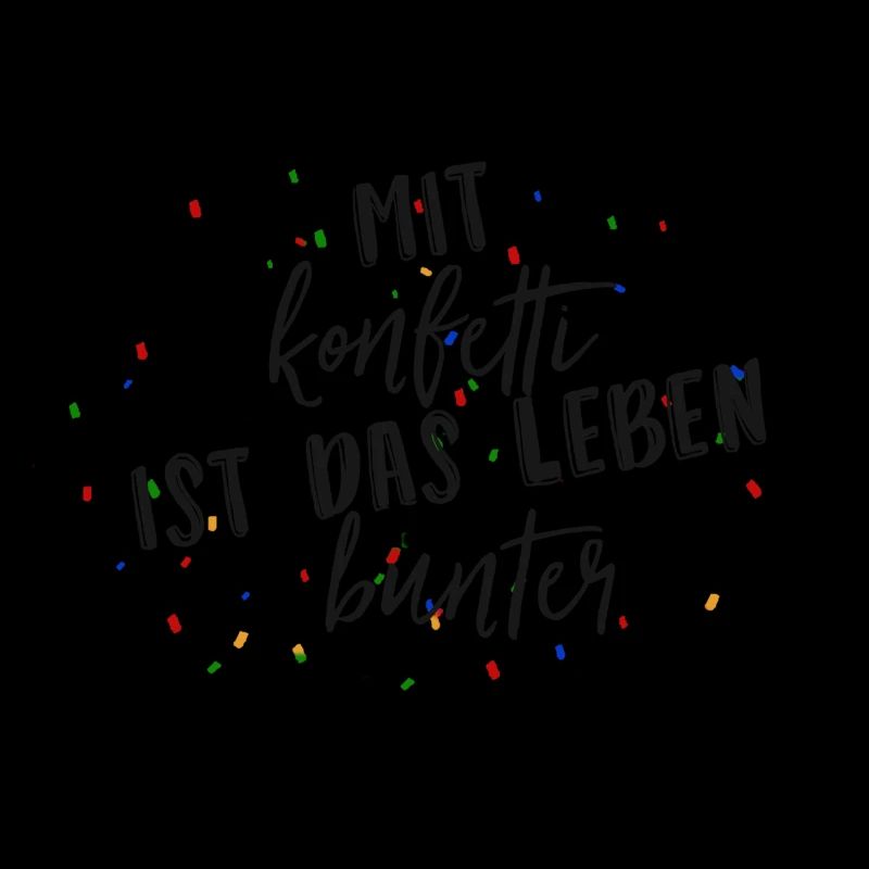 Mit Konfetti ist das Leben bunter