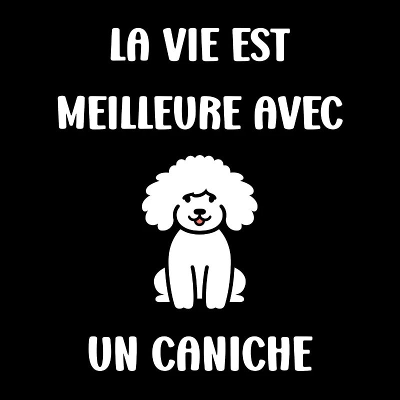 Humour chien petit caniche