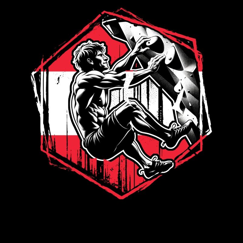 Austrian Climber – Distressed Boulderer Climbing