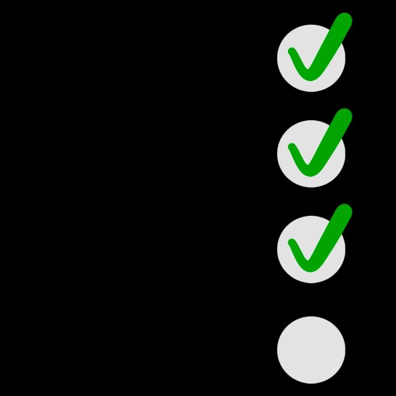Marathon Checkliste