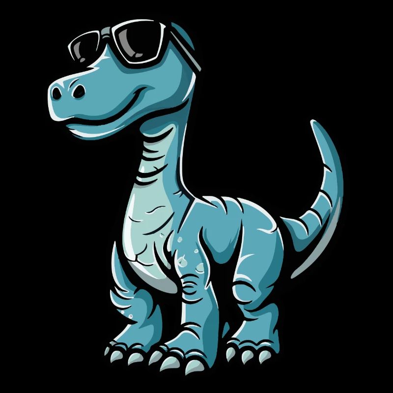 Dinosaurier brontosaurus Comic Cool