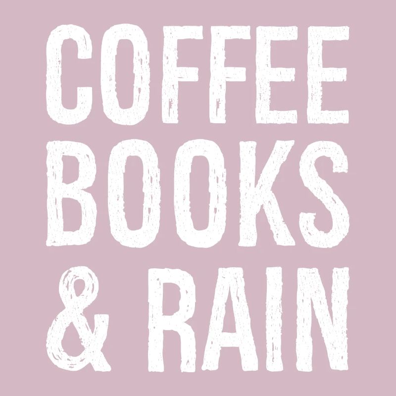 Kaffeebücher Regen lustiges Hemd
