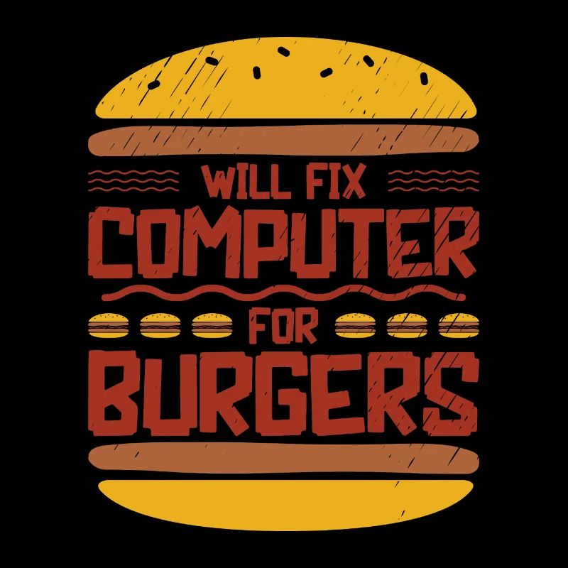 Réparera le support informatique du programmeur Burger