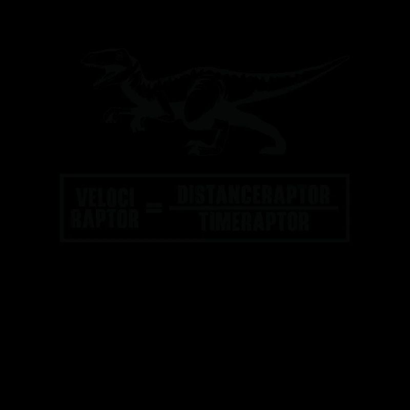 Math Velociraptor Equation Dino Fan Formula