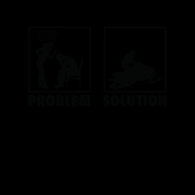Winter Snow Jet Ski Snowmobile Statement Problem