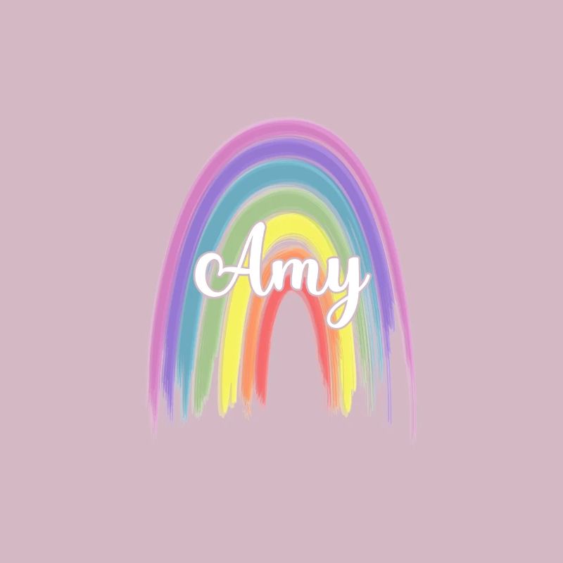 ADALYN Rainbow Cursive