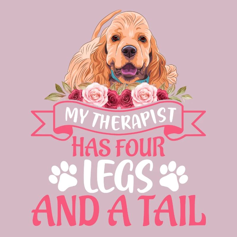 Cocker Spaniel Therapeut Hat Vier Beine Spaß