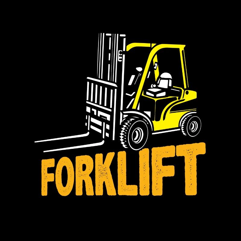 Forklift driver operator funny design