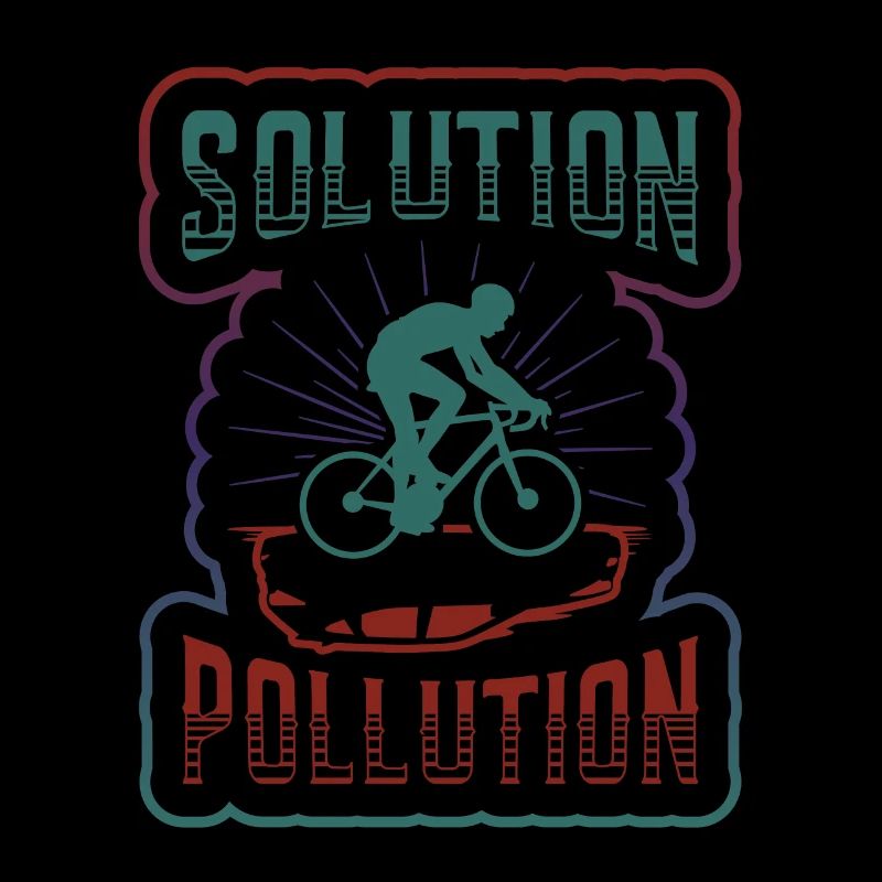 Polution Solution Environmental Protection Cycling.