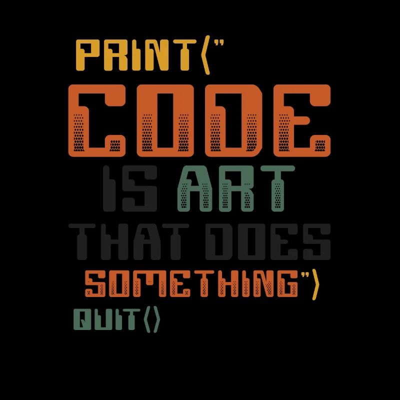 Code Ist Eine Kunst, Die Etwas Tut, Programmierung