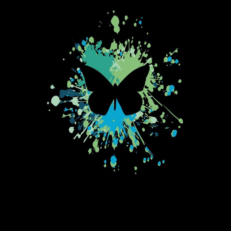 Éclaboussure de couleur papillon