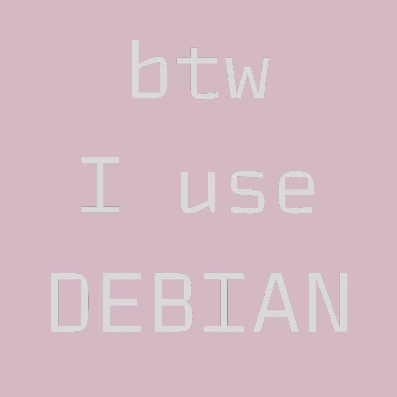 btw I use Debian Linux
