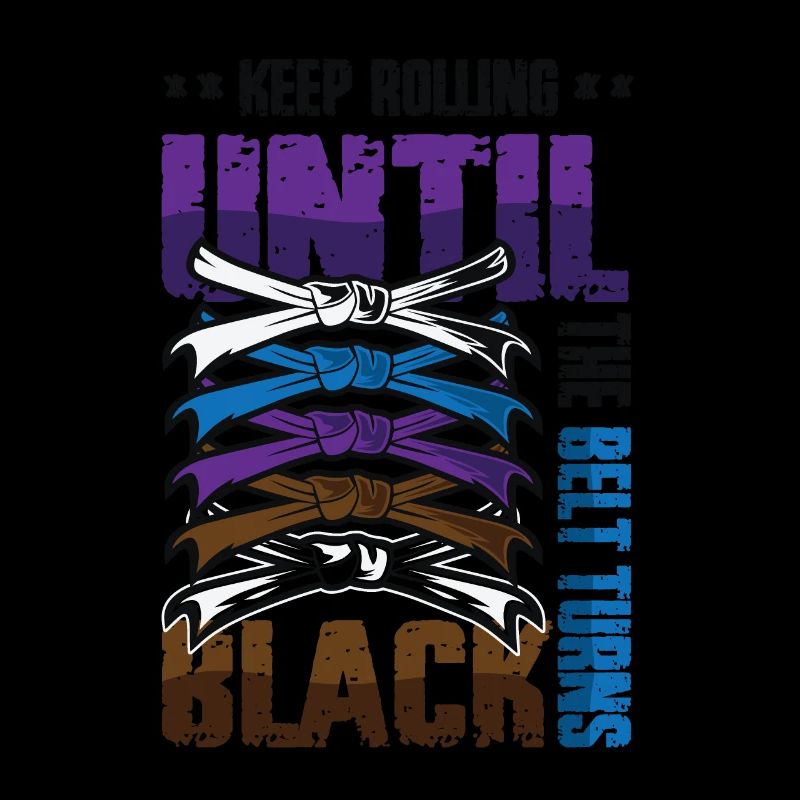 Rollen Sie Weiter, Bis Der Gürtel Schwarz Wird