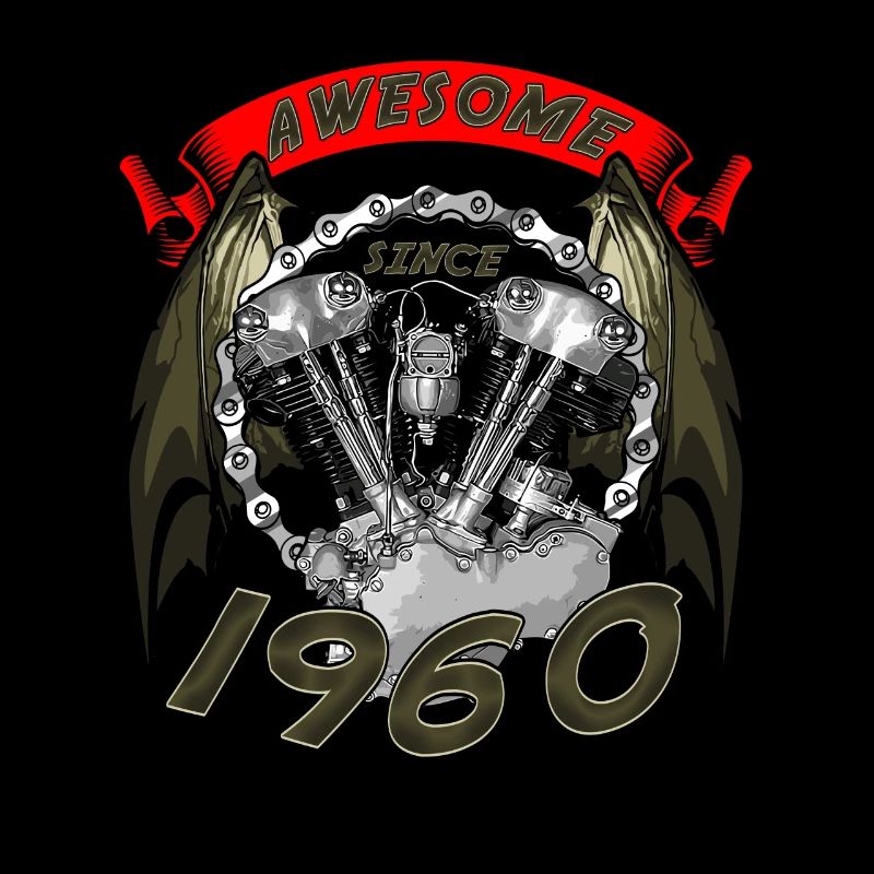 Awesome since 1960, Biker Geburtstag