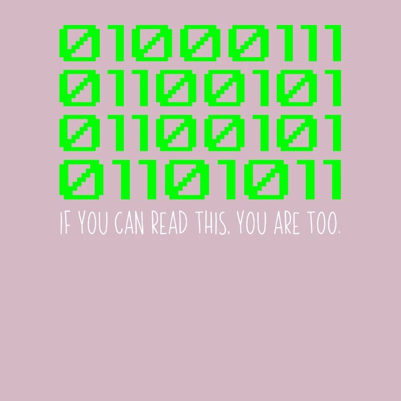 Lustiger Computer Binärcode Programmierer Entwickler