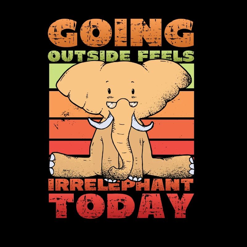 Going outside today feels lazy