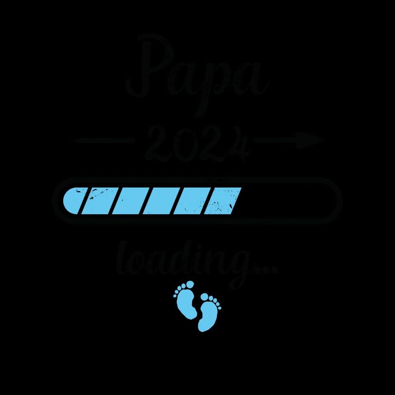 Papa 2024 Loading Pregnancy Dad Father Birth