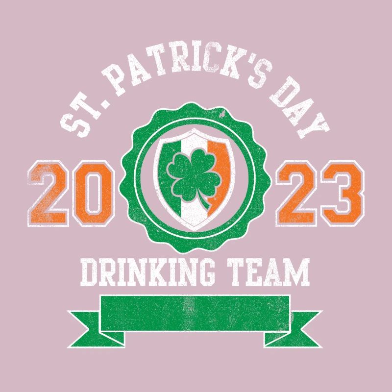 Équipe de consommation de boisson de la Saint-Patrick 2023
