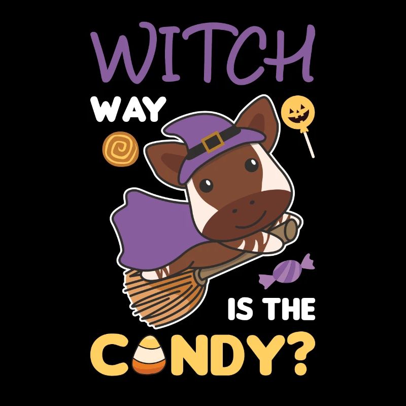 Okapi Hexen Witch way is the candy Happy