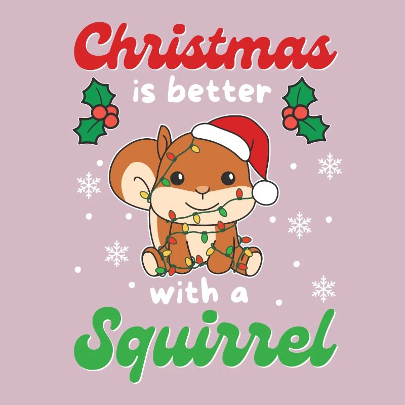 Christmas is better with a squirrel