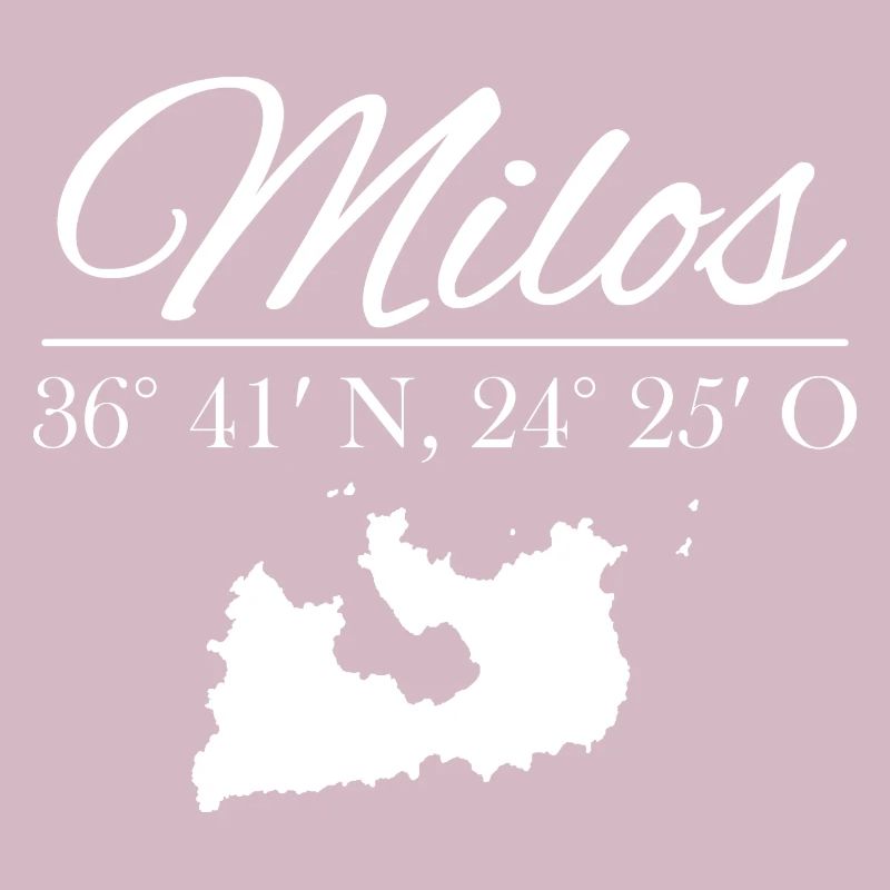 Milos Coordinates Design with Silhouette