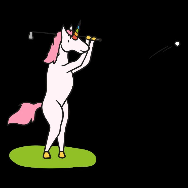 Golfendes Einhorn / Einhorn Golf