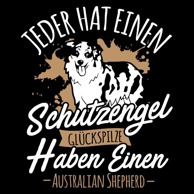 Australian Shepherd Aussie Hund Glückspilz