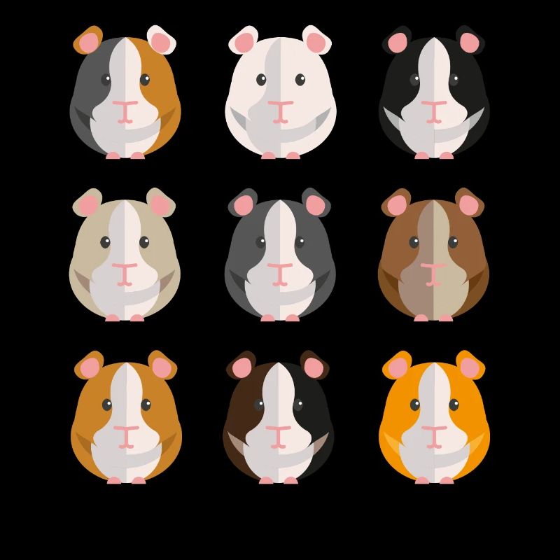 Famille de gangs de cochons d'Inde