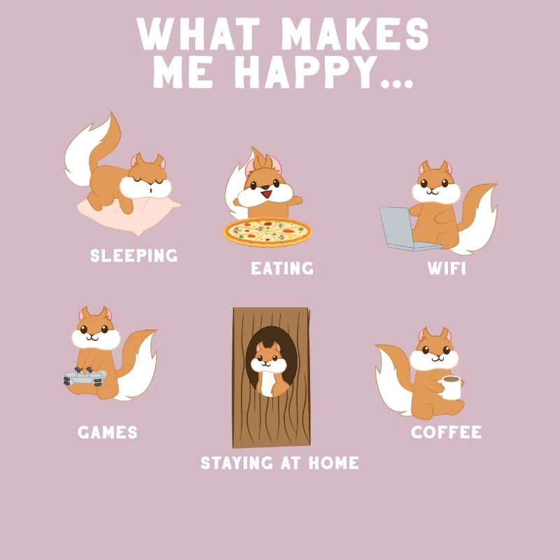 Eichhörnchen - Introvert - Eichkätzchen - Geschenk