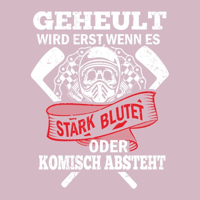 Geheult wird erst wenn es stark blutet oder