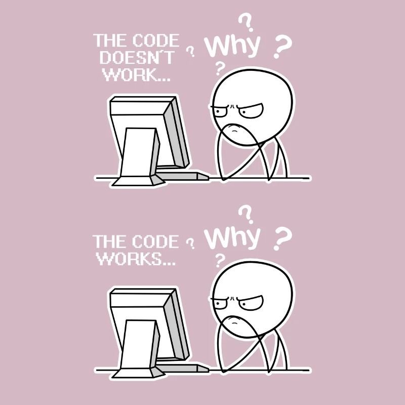Der Code funktioniert nicht Coding Coder Geschenk