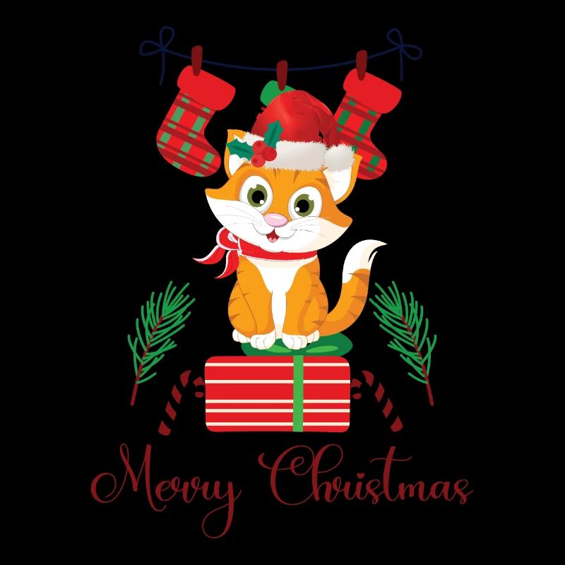 Noël avec un chat