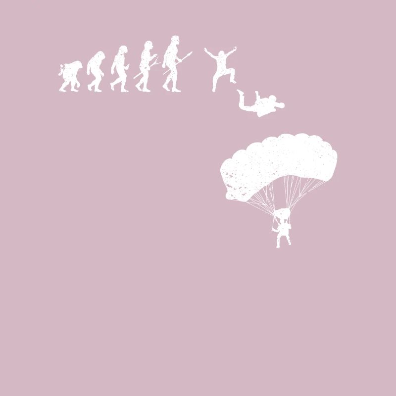 Fallschirmspringen Evolution des Menschen