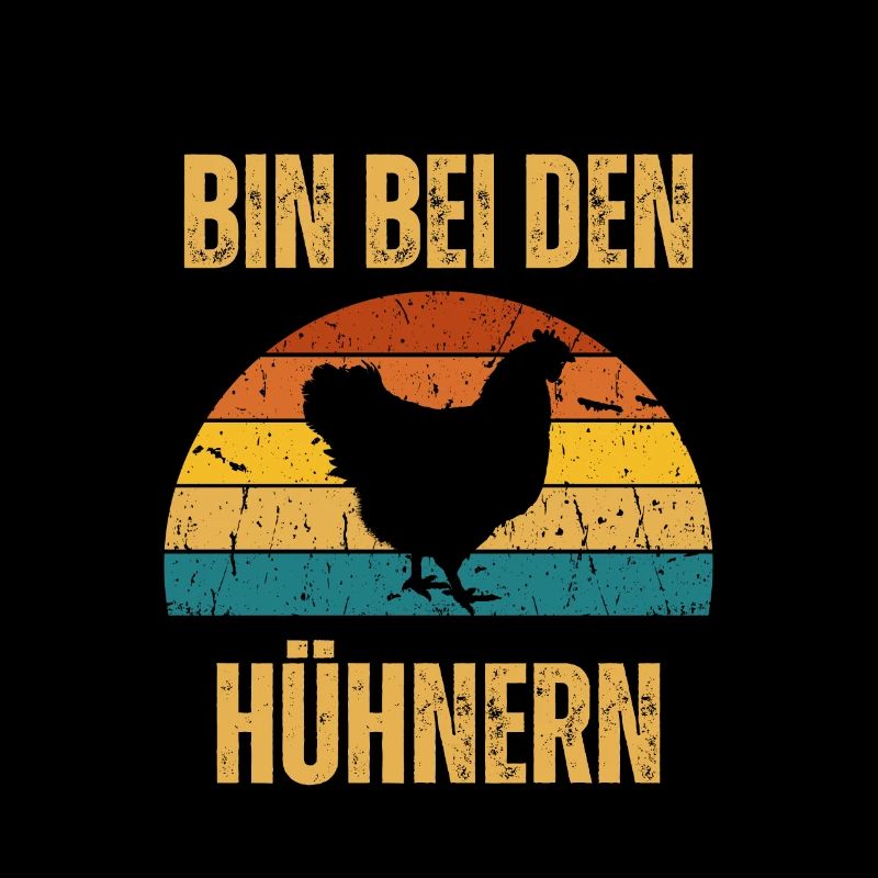 bin bei den Hühnern