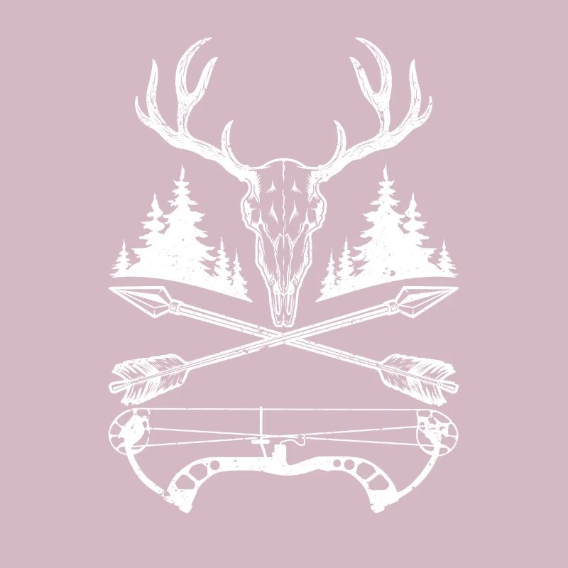 Hirsch Schädel Compound Bogen Elch Jagd