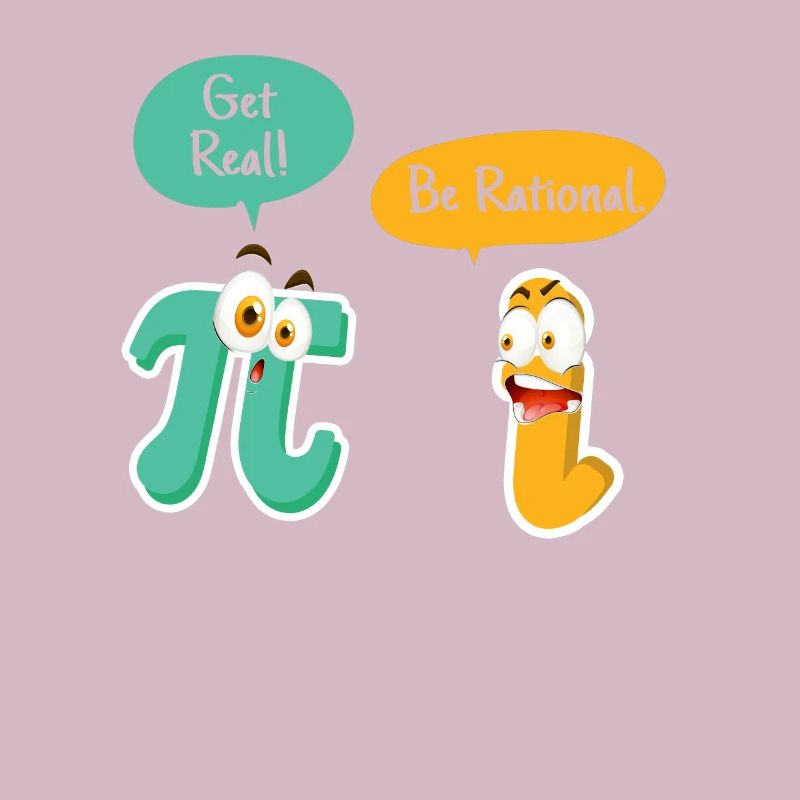 Get Real Be Rational Funny Pi Day Math Teacher
