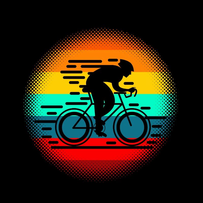 Rétro VTT Vélo Cyclisme Cycliste