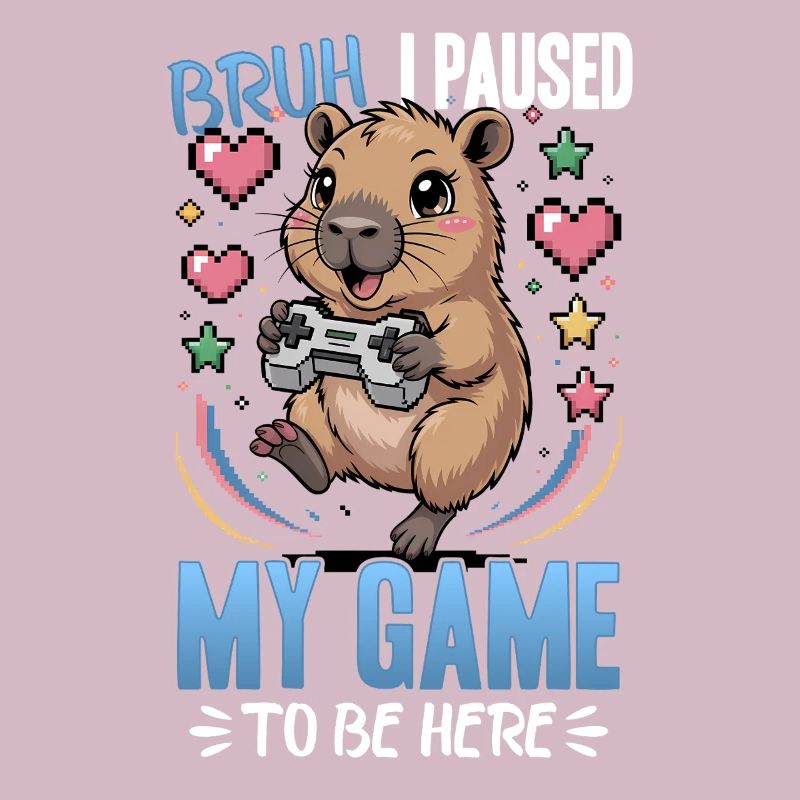 Capybara Gamer Gaming