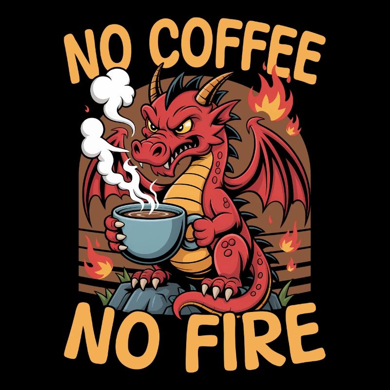 Dragon Coffee Mythical Creatures