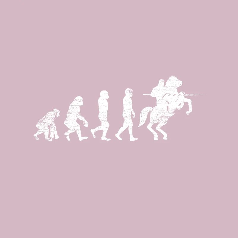 Evolution Cheval Cheval Cavalier Cadeau Templier