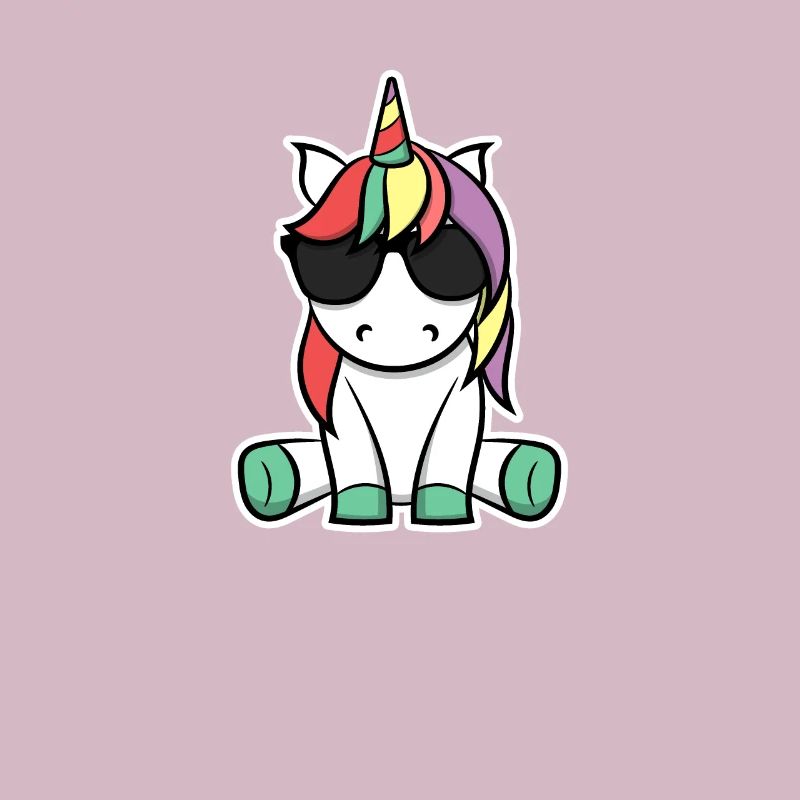 Pony Einhorn Retro Geschenkidee Witzig Sommer Süß