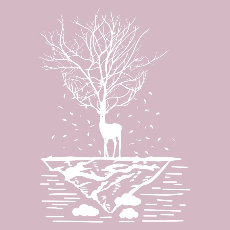 Fairytale tree deer