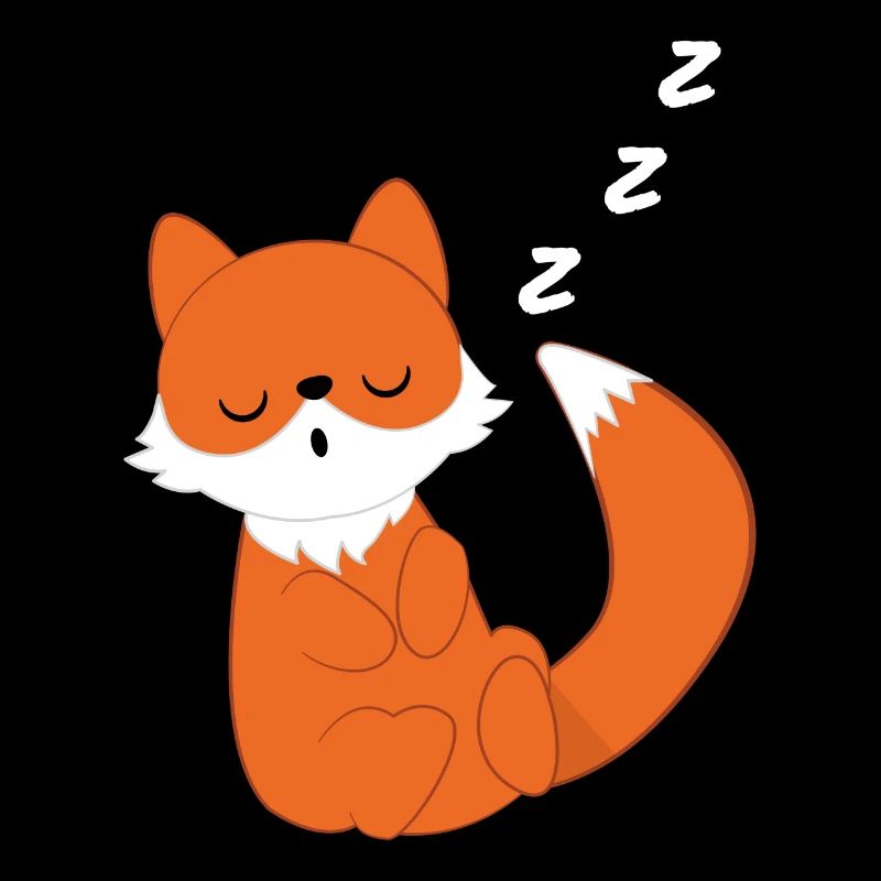 Fox - vixen - Fox lovers - sleeping