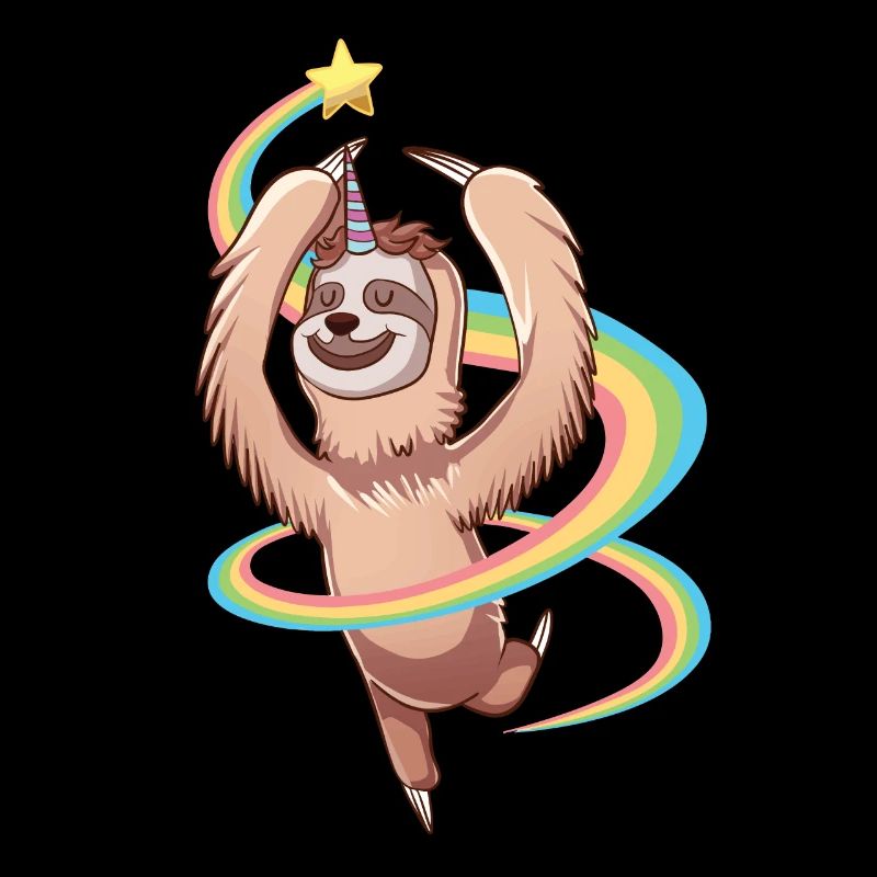 Dancing slothorn sloth